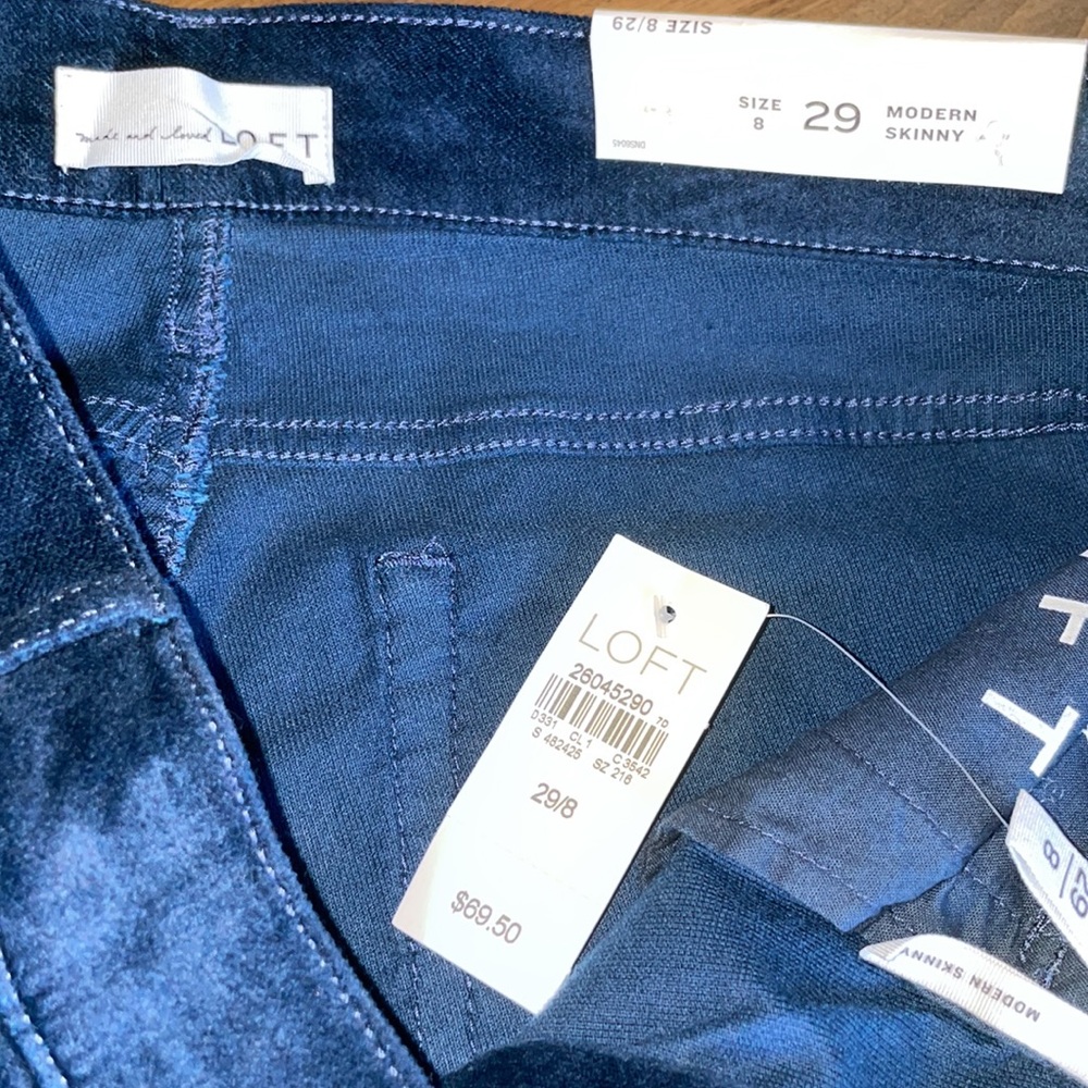 Pretty blue cords - Picture 3 of 5